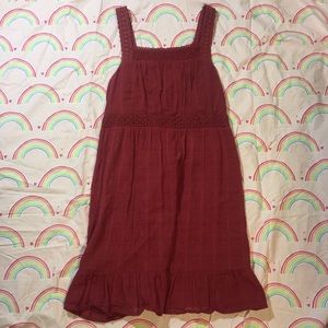 Knox Rose Maroon Sleeveless Dress Size S